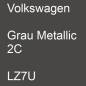 Preview: Volkswagen, Grau Metallic 2C, LZ7U.